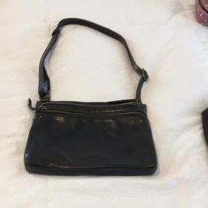 Margot Black Leather Handbag